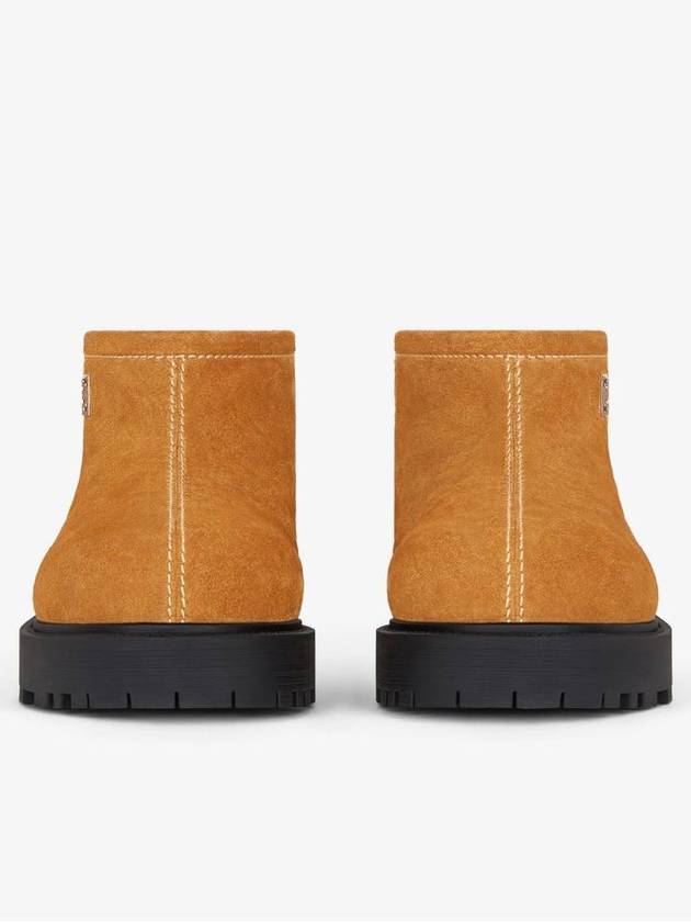 Suede Winter Boots Beige Camel - GIVENCHY - BALAAN 3