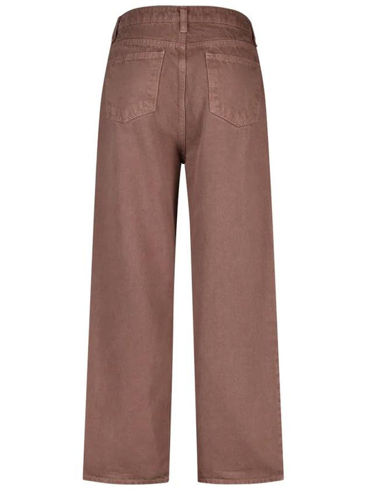 RS9seoul wide straight fit brown denim pants - RS9SEOUL - BALAAN 2