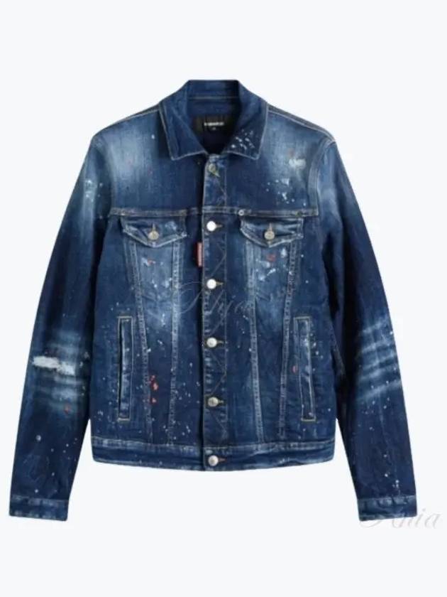 Dan Denim Jacket Navy - DSQUARED2 - BALAAN 2