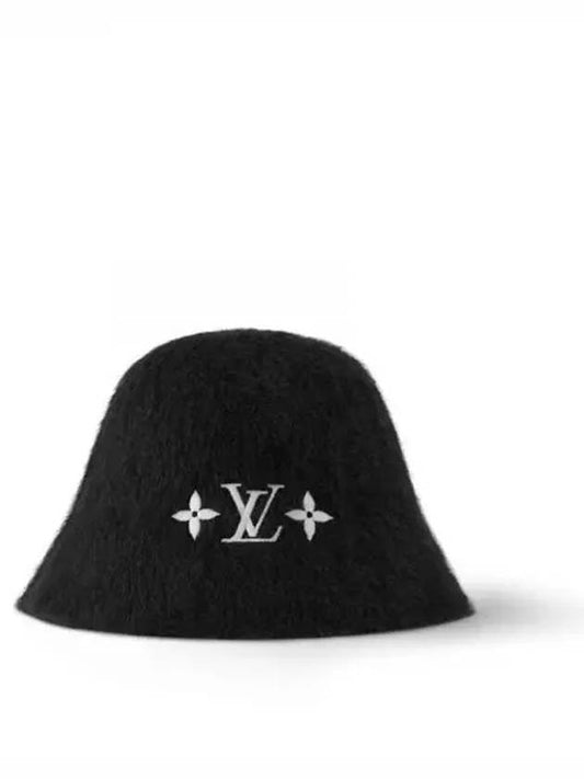 LV Fluffy Bungeoji Safari Hat Black M7792M - LOUIS VUITTON - BALAAN 1