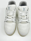 LV trainer sneakers white size 8 5 - LOUIS VUITTON - BALAAN 2