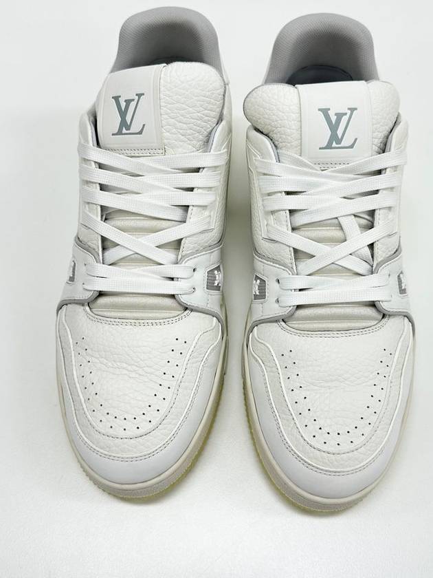 LV trainer sneakers white size 8 5 - LOUIS VUITTON - BALAAN 2