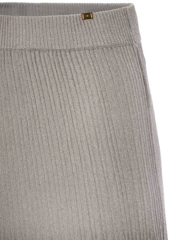 Metallised viscose midi skirt - ELISABETTA FRANCHI - BALAAN 4