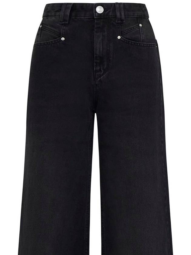 Lemony Wide Jeans Black - ISABEL MARANT - BALAAN 2