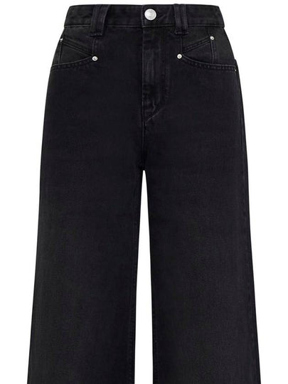 Lemony Wide Jeans Black - ISABEL MARANT - BALAAN 2