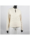 Women's Padded Down Cotton Zip-Up Jacket White - MONCLER - BALAAN 3