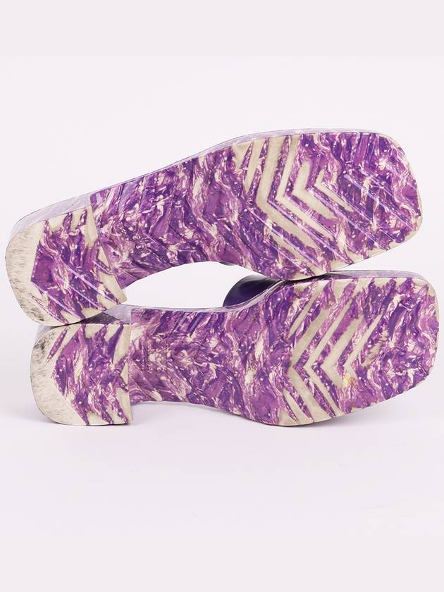 Logo Marble Sole Purple Women s Slides 700989 - GUCCI - BALAAN 9