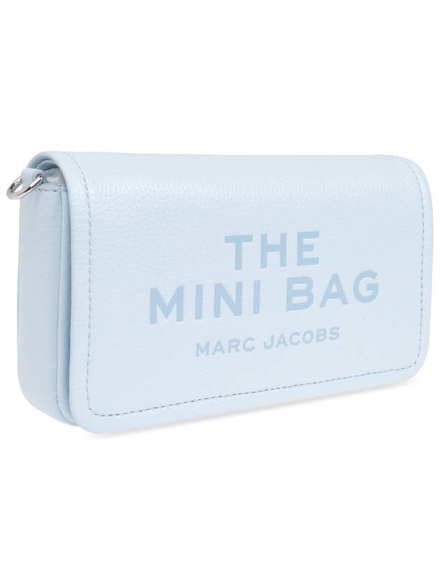 Marc Jacobs Leather Shoulder Bag 'The Mini Bag', Women's, Light Blue - MARC JACOBS - BALAAN 4