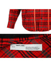 flannel overshirt jacket red - OFF WHITE - BALAAN 8