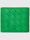 Bottega Veneta Embossed Signature Braided Beefold Wallet Green - BOTTEGA VENETA - BALAAN 2