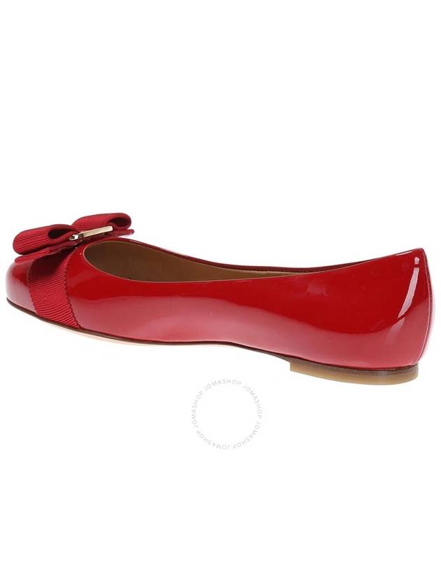 Women’s Varina Bellet Flats Red - SALVATORE FERRAGAMO - BALAAN 4