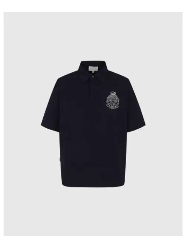 TRAVISMATHEW Men s Collar T Shirt Navy - TRAVIS SCOTT - BALAAN 1