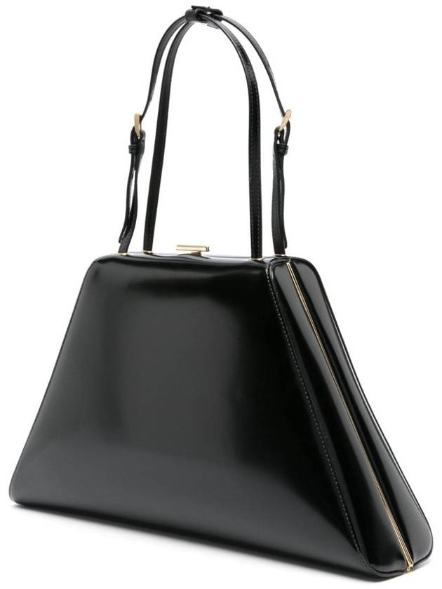 medium brushed leather handbag black 1BK016ZO6F0002VOOO - PRADA - BALAAN 4