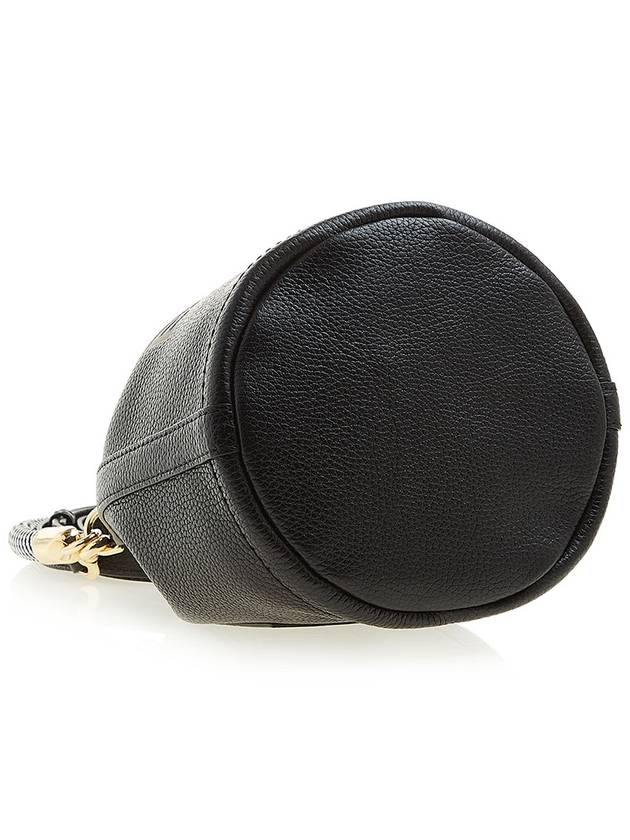 Logo Leather Bucket Bag Black - MARC JACOBS - BALAAN 6