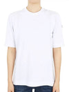 Embossed Logo Short Sleeve T-Shirt White - MONCLER - BALAAN 2