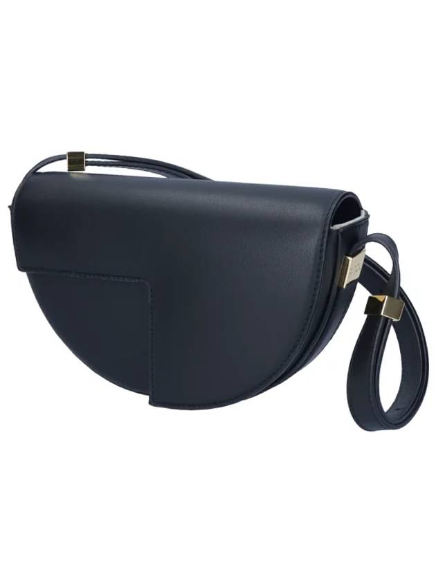 Women's Le Petit Gold Logo Shoulder Bag Black - PATOU - BALAAN 5