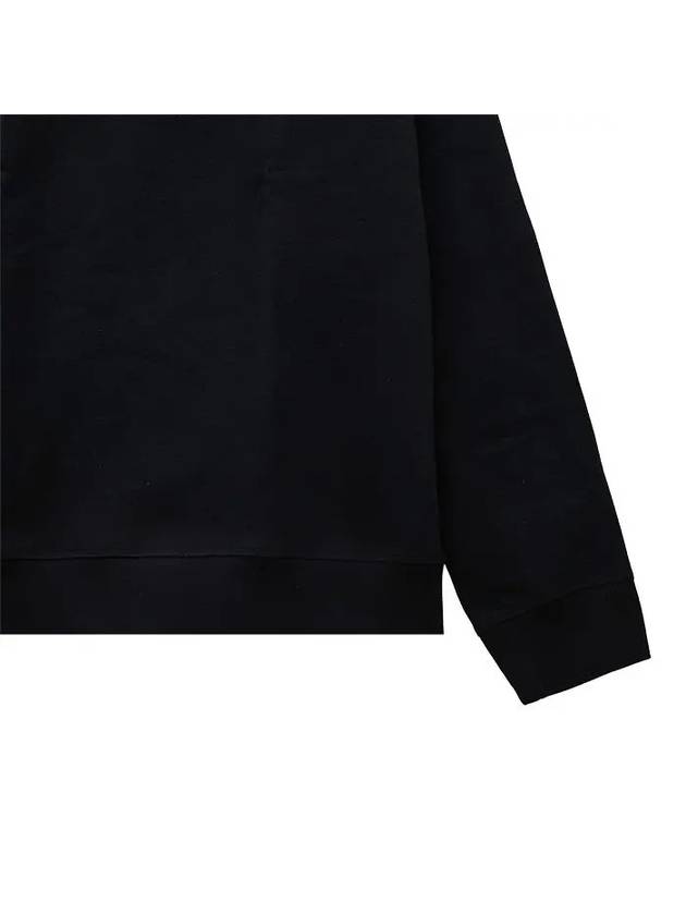 Cotton Square Label Sweatshirt Black - WOOYOUNGMI - BALAAN 8