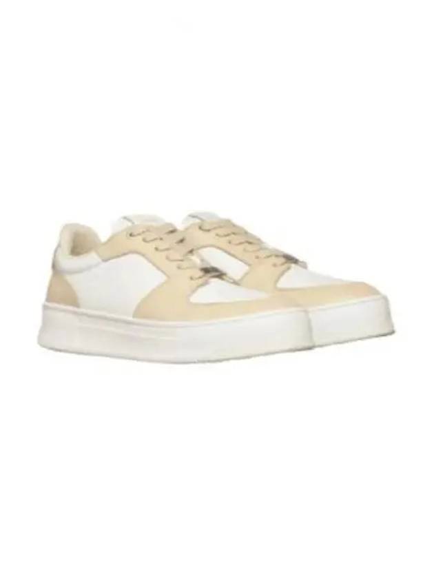 New Lace-Up Arcade Low-Top Sneakers Sand White - AMI - BALAAN 2