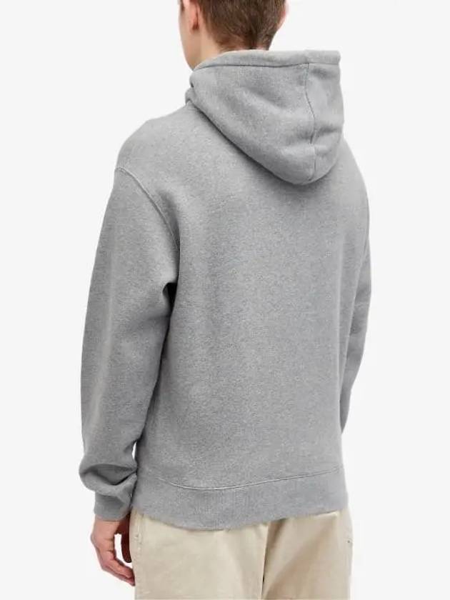 Bold Fox Head Patch Comfort Hoodie Grey - MAISON KITSUNE - BALAAN 5