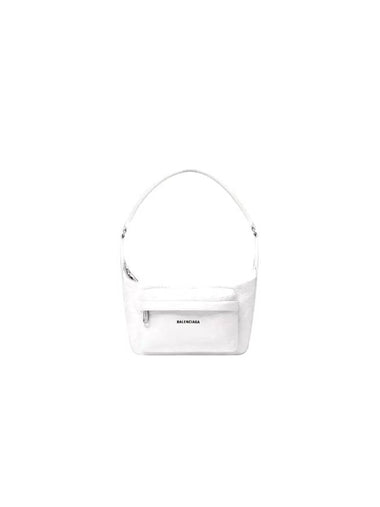 Raver Handle Medium Bag Logo Shoulder Bag White - BALENCIAGA - BALAAN 1