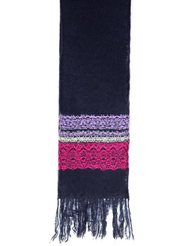 Dayna Mohair Blend Muffler Midnight - ISABEL MARANT - BALAAN 3