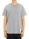 Men's Side Slit Relaxed Short Sleeve T-Shirt Light Grey - THOM BROWNE - BALAAN 2