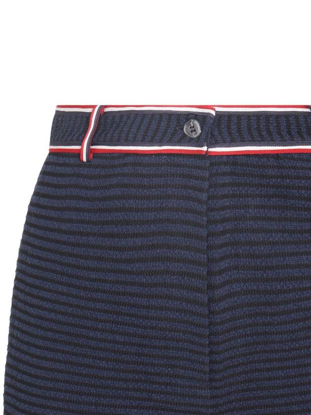 Waste RWB Trim High Shorts Navy - THOM BROWNE - BALAAN 4