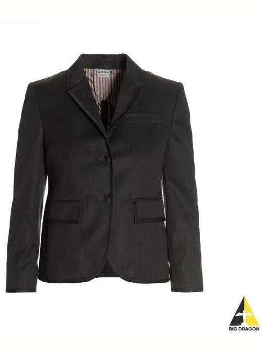 High Armhole Gabardine Wool Jacket Grey - THOM BROWNE - BALAAN 2