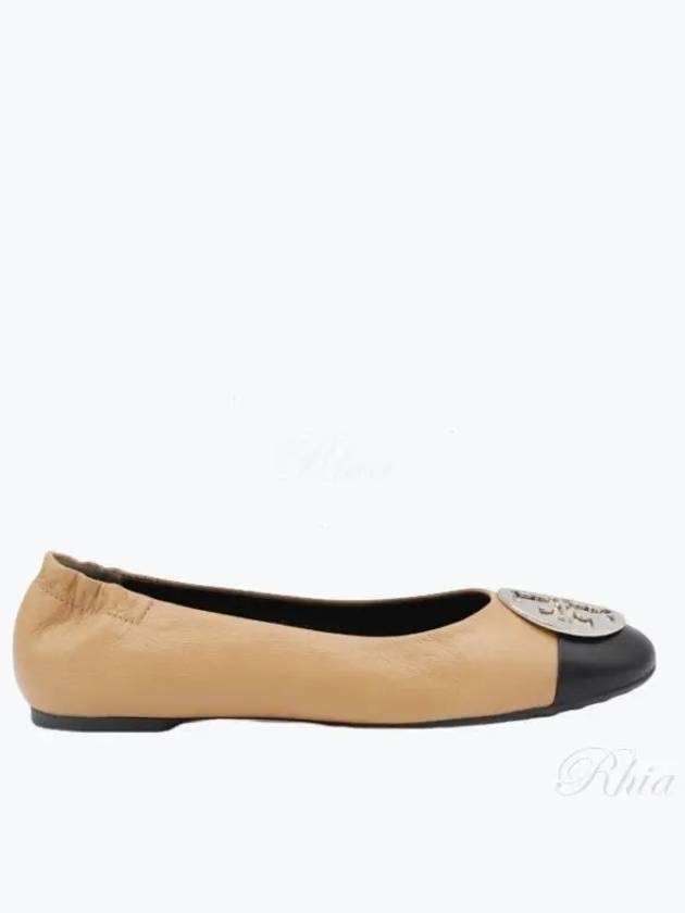 Claire Cap Toe Ballet Flat Camel - TORY BURCH - BALAAN 2