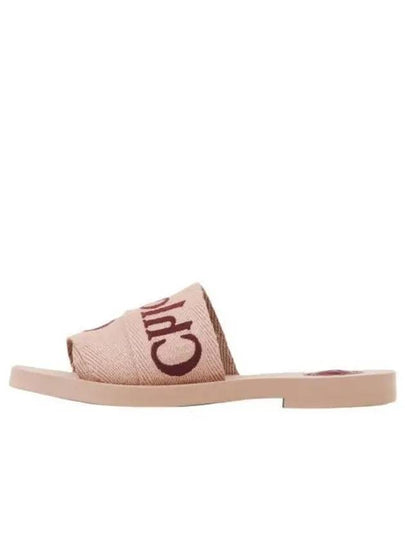 Woody Logo Slide Slippers Tan Rose - CHLOE - BALAAN 2