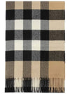 Classic Check Cashmere Muffler Beige - BURBERRY - BALAAN 2