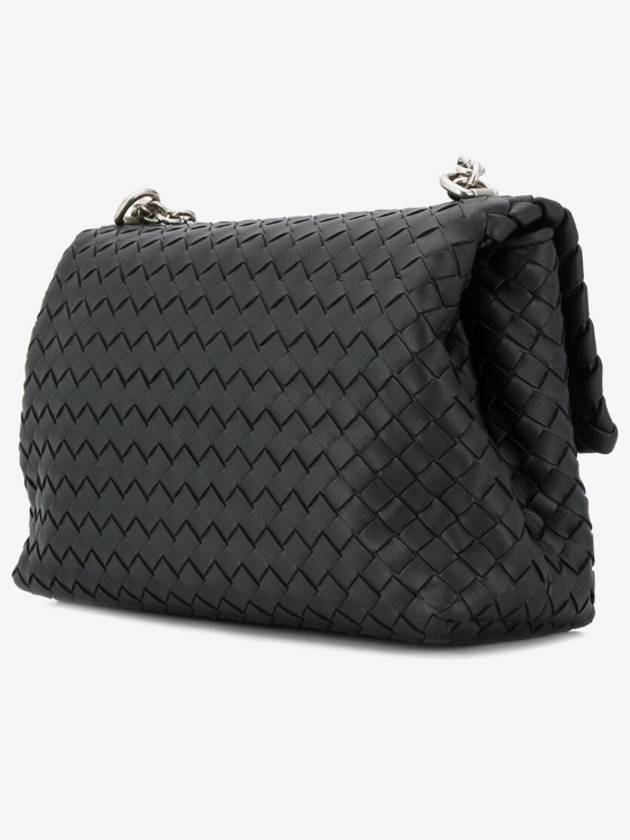 Olimpia Shoulder Bag Black - BOTTEGA VENETA - BALAAN 4