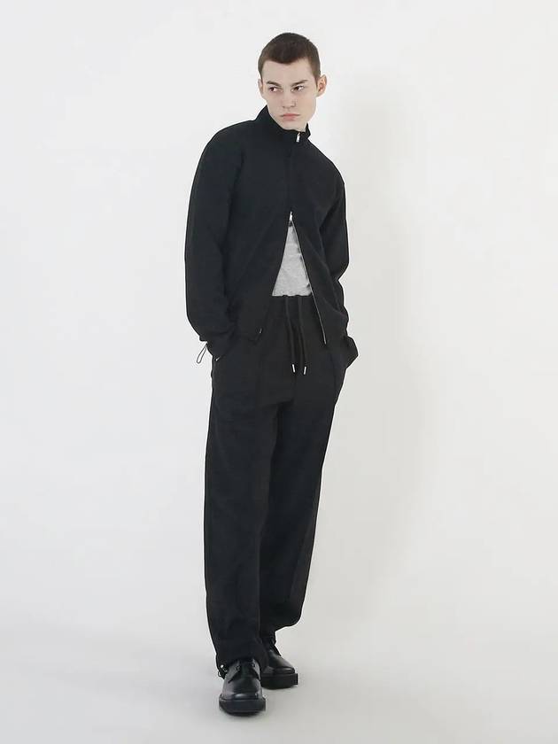 Ribbed Knit Cardigan Zip up Black - CHANCE'S NOI - BALAAN 3