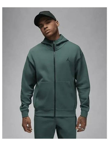 Jordan Sports Hoop Fleece Men s Dry Fit Full Zip Hoody Oxidized Green Black FV8602 366 726994 - NIKE - BALAAN 1