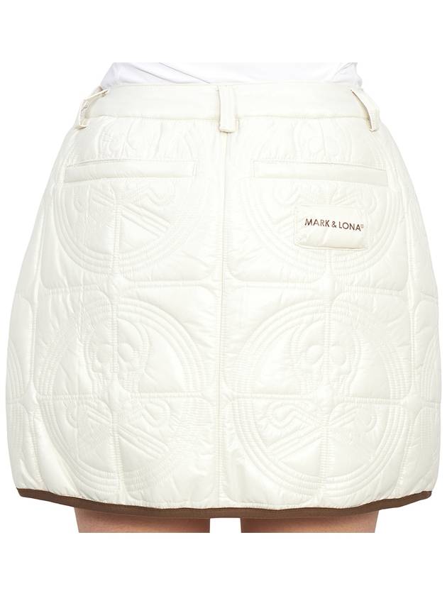 Golf Wear Women s Padded Skirt MLW 2D AE14 OFFWHITE - MARK & LONA - BALAAN 8