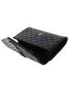 Matelasse Monogram Envelope Small Half Wallet Black - SAINT LAURENT - BALAAN 7