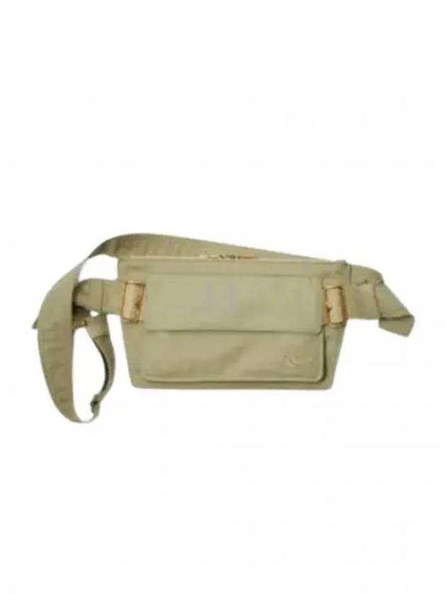 Trench Embroidered Logo Belt Bag Green - BURBERRY - BALAAN 2