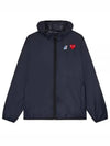 Small Heart Wappen Windbreaker Navy - COMME DES GARCONS - BALAAN 2