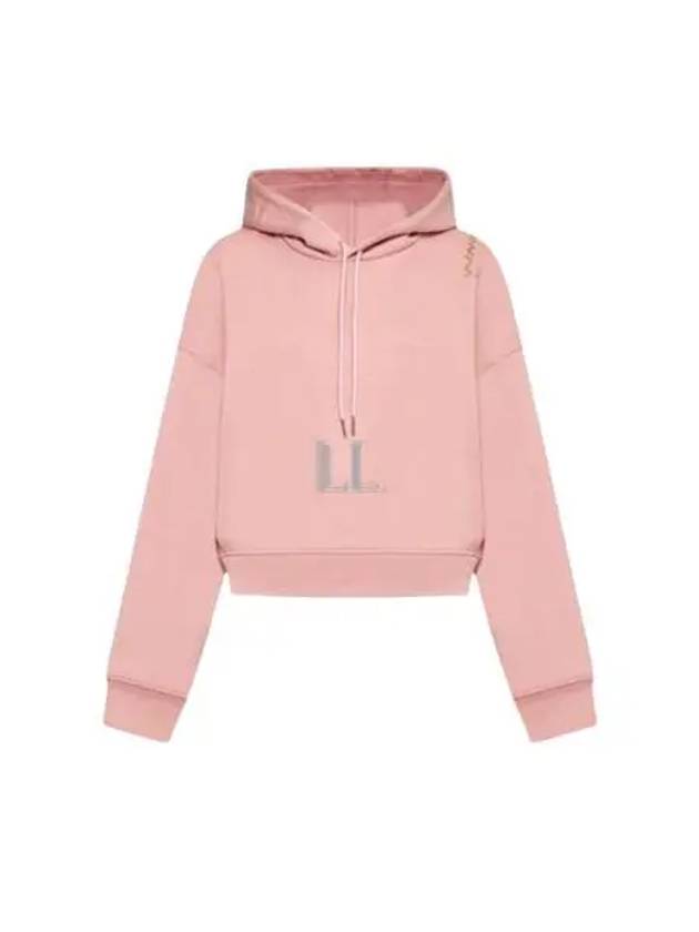 Embroidered Logo Hoodie Pink - MARNI - BALAAN 2