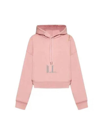 Embroidered Logo Hoodie Pink - MARNI - BALAAN 2