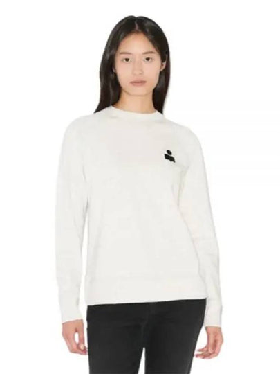 Women's Mila Logo Crew Neck Sweatshirt Ecru - ISABEL MARANT - BALAAN 2