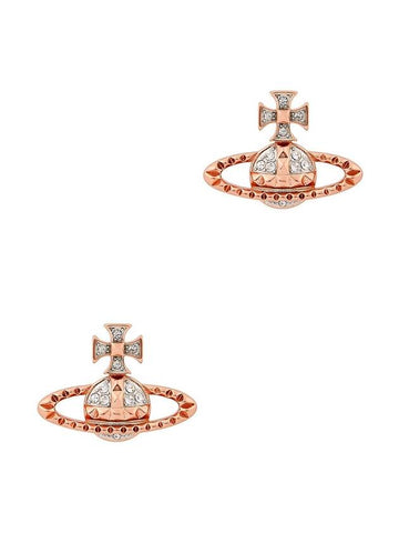 Mayfair Bath Relief Earrings Rose Gold - VIVIENNE WESTWOOD - BALAAN 1