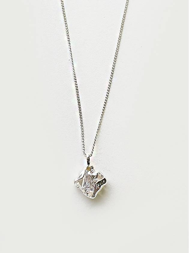 Silver Ice Cube Necklace Silver ice cube necklace - SOSOO - BALAAN 1