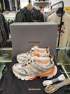 Track Trainer Low Top Sneakers White Orange - BALENCIAGA - BALAAN 2