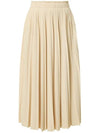 24SS KIKU Long Skirt Cream Yellow 2415771031 001 - MAX MARA - BALAAN 2