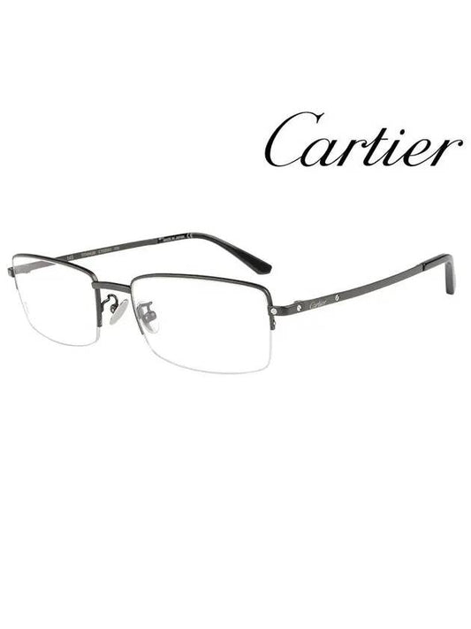 Eyewear Semi-Rimless Titanium Eyeglasses - CARTIER - BALAAN 2