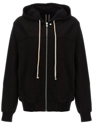 Rick Owens Black Cotton Sweatshirt - RICK OWENS - BALAAN 1