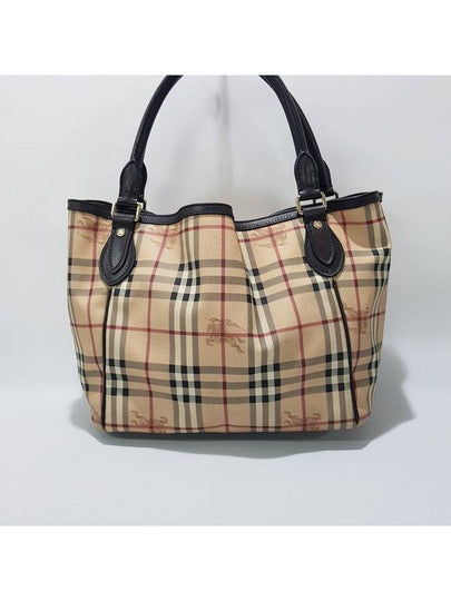 Checked tote shoulder bag - BURBERRY - BALAAN 2