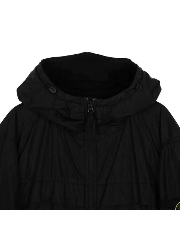 Garment Dyed Crinkle Reps R-Nylon Jacket Black - STONE ISLAND - BALAAN 4