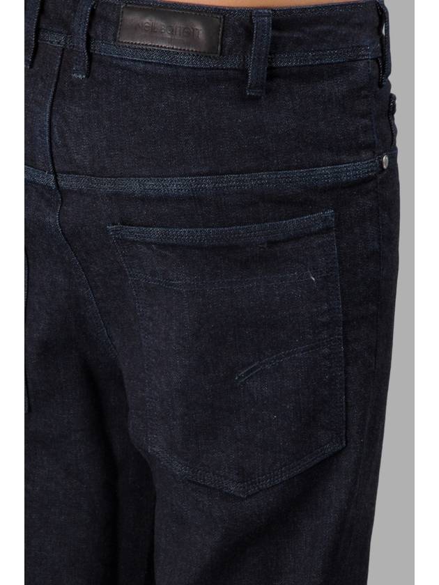 Straight-leg turn-up cropped jeans - NEIL BARRETT - BALAAN 6